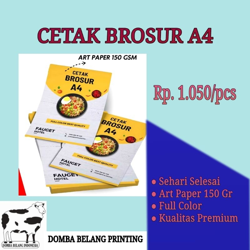 

Cetak Brosur Murah A4 Keperluan Promosi Usaha