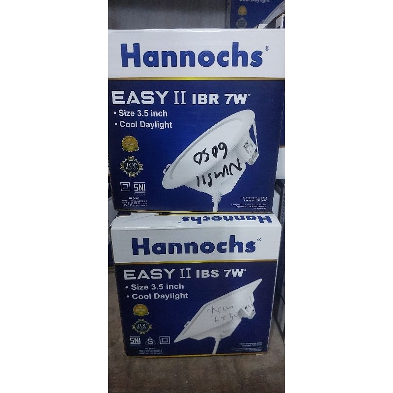 lampu donlet hannochs 7wat easy putih.lampu easy hannochs 7wat putih