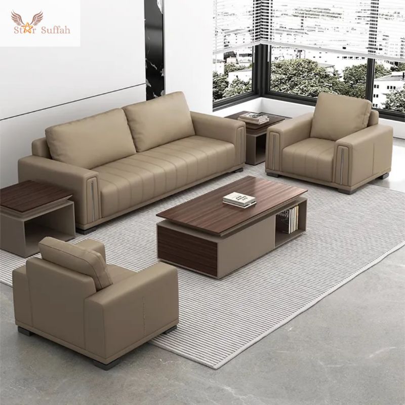 Sofa 311 model  sofa furniture bahan kulit porsche