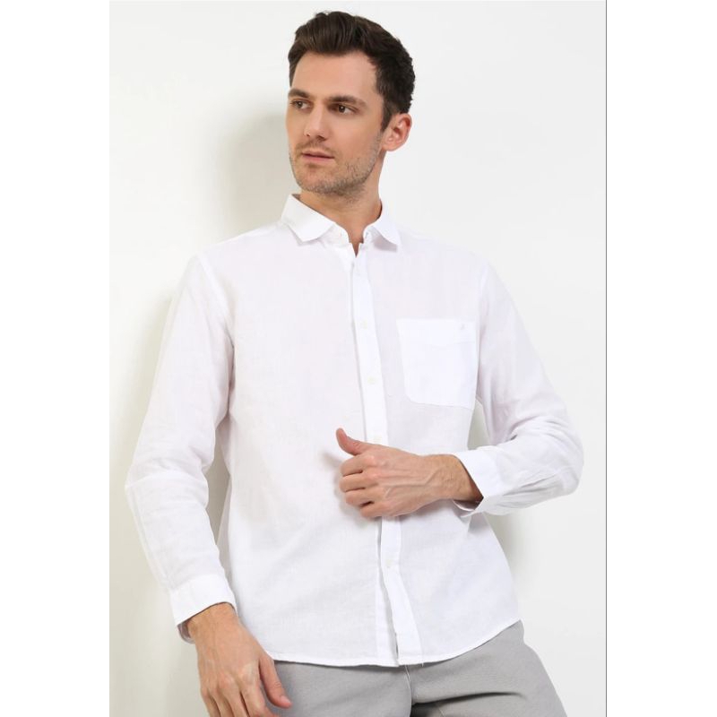 Kemeja Putih Pria Lois Jeans - KLL511