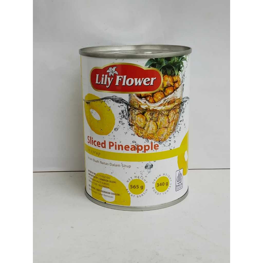 

LILY FLOWER SLICED PINEAPPLE IN SYRUP 565G