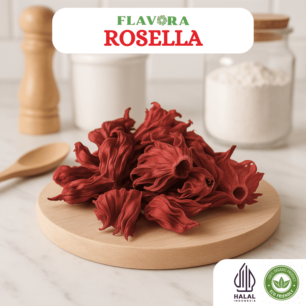 

Bunga Rosella Merah 500 Gram 250 Gram Kering Organik Bersih Premium - Flavora