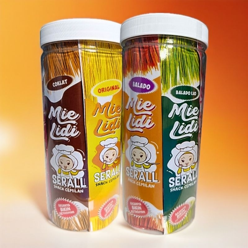 

Mie Lidi Toples Varian 6 rasa mix