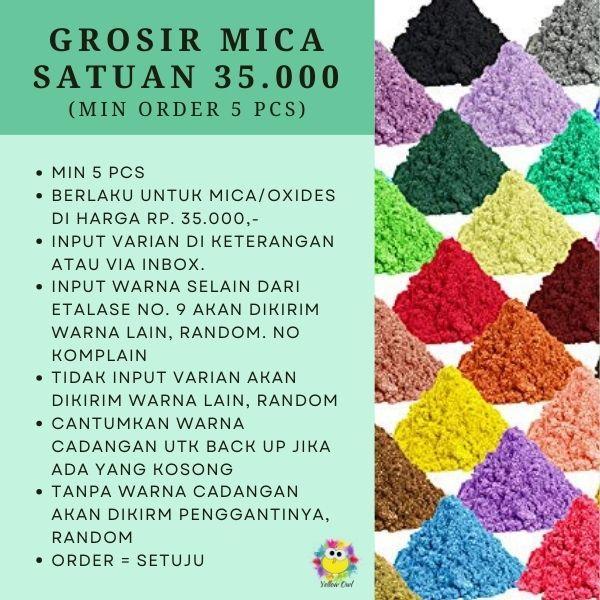 

Grosir Mica harga 35.000, Min 5 pcs