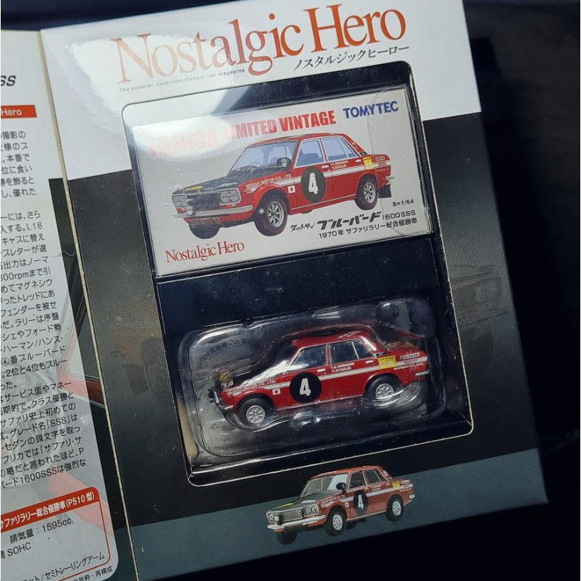 Tomica Limited Vintage Datsun 1600 SSS Nostalgic Hero