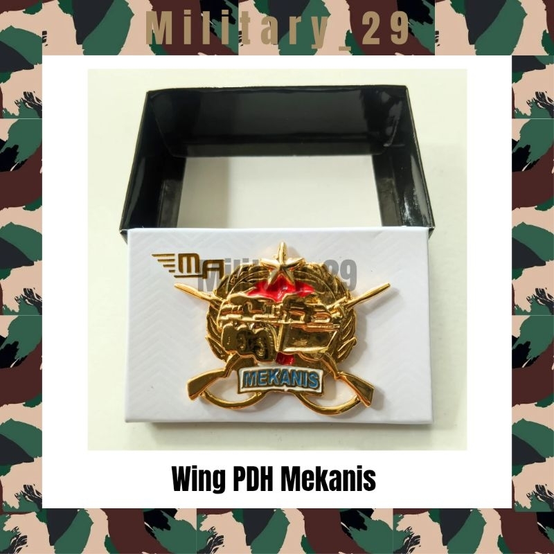 Wing Mekanis Produksi MA PDH TNI AD | Wing Baju PDH
