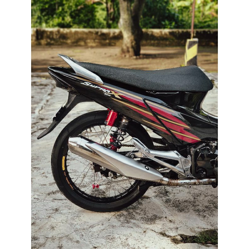Knalpot Silencer Fullset Standar Racing Suzuki Satria Fu Injeksi Satria Fi PNP Motor bebek