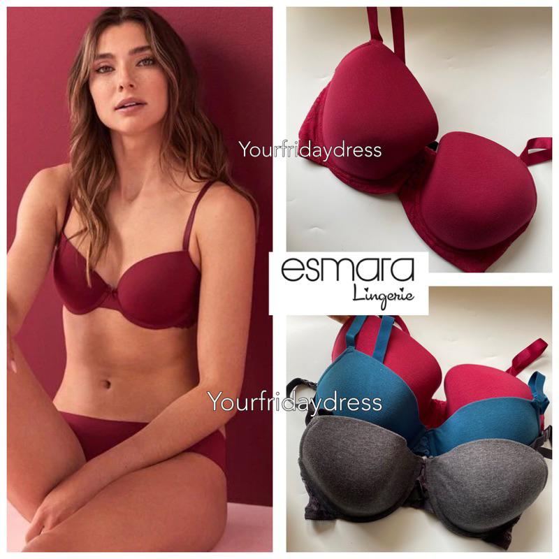 Jumbo Big Cup (Cup Dd, DDD,E,F) Last Piece Sale Wired Bra with pads Straps Branded Import Original S