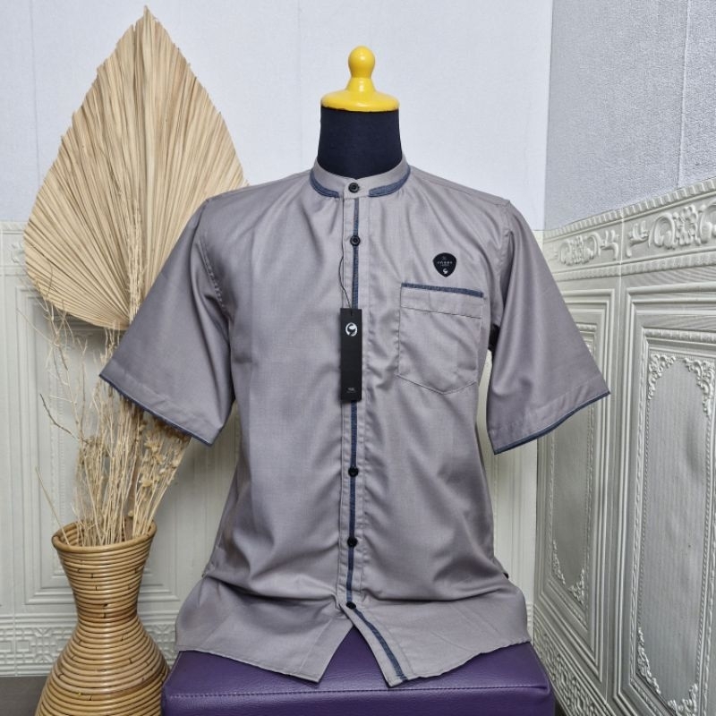 Baju Koko Ilnaaf Lengan Pendek By AL- Kautsar