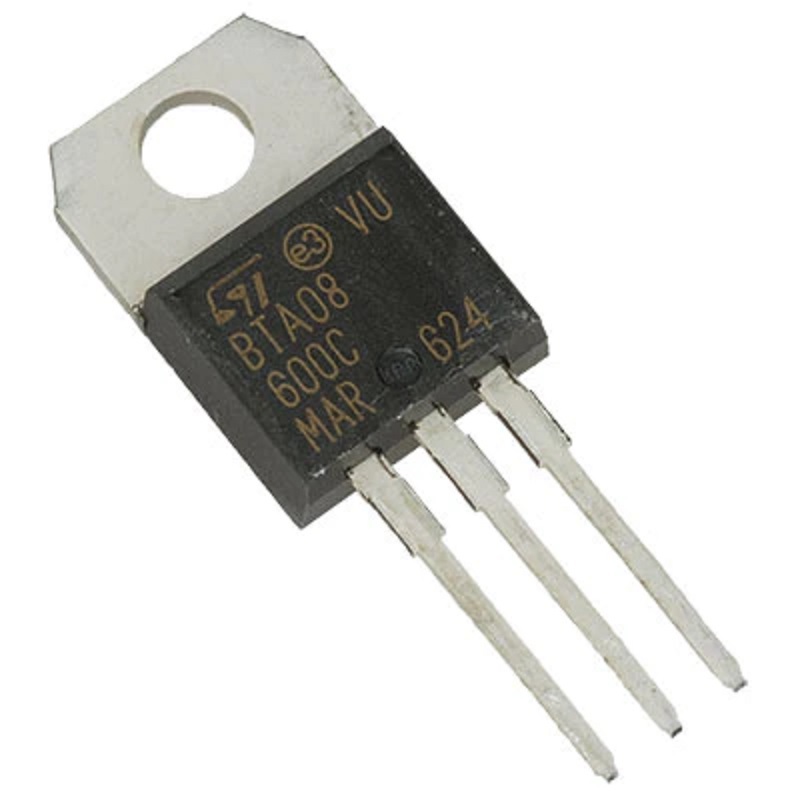 Pangestu Sparepart - Triac BTA BTA08 BTA08-600 BTA08-600C TO-220 8A 600V