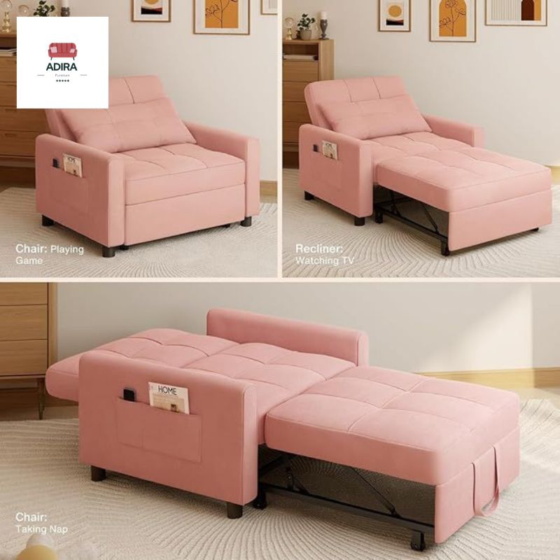 IDEA - Sofa Bed Single Sofa Kasur Single Reclining Sofa Lipat