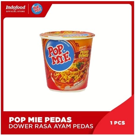 

Pop Mie Pedas Dower Ayam Kuah Ekstra Pedas