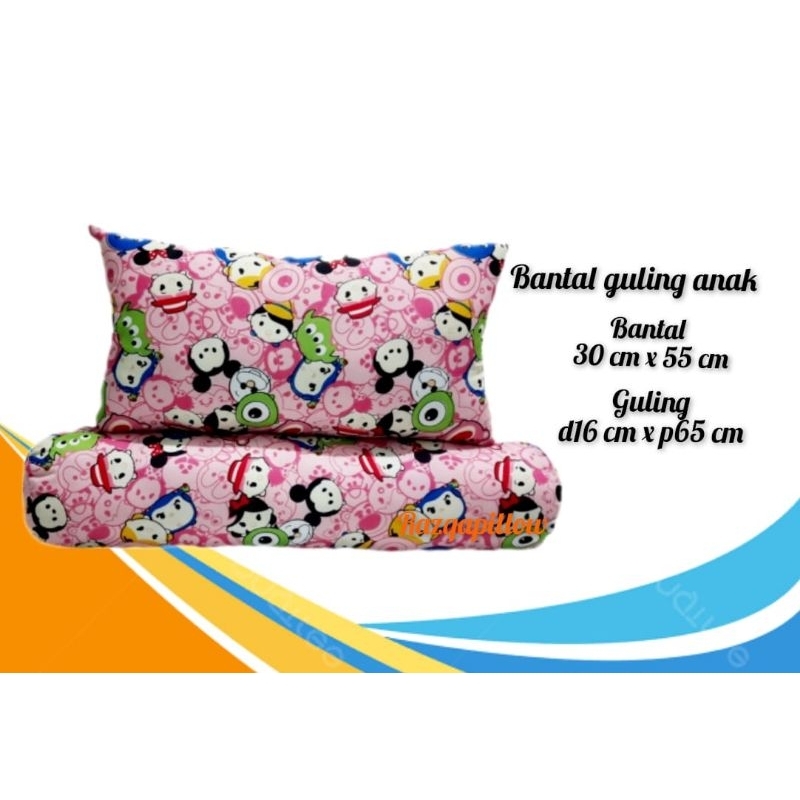 bantal & guling anak//bantal tidur//bantal karakter//guling karakter//bantal balita