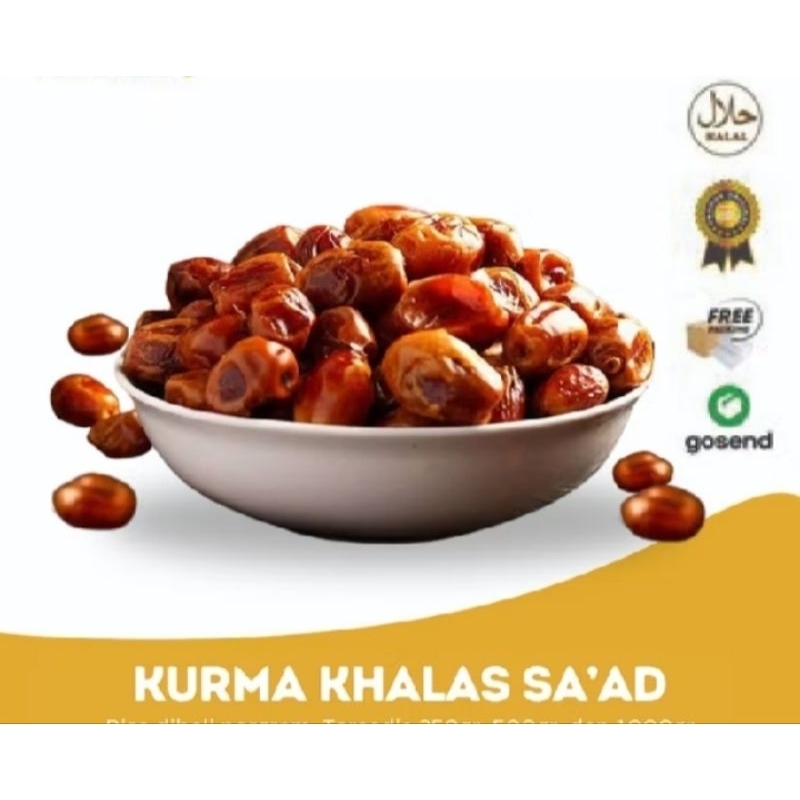 

Kurma Khalas Sa'ad /Al Barakah 500 gr