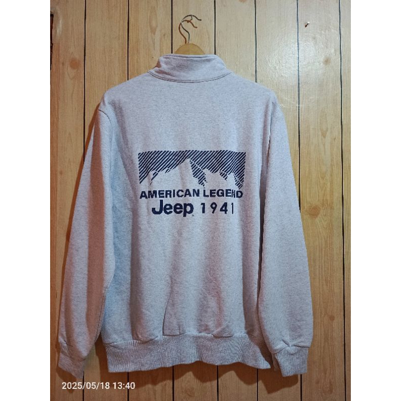 crewneck Jeep half Zipper