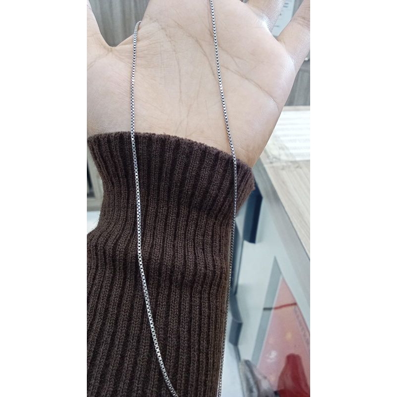 Kalung  Italy Perak 925 Asli