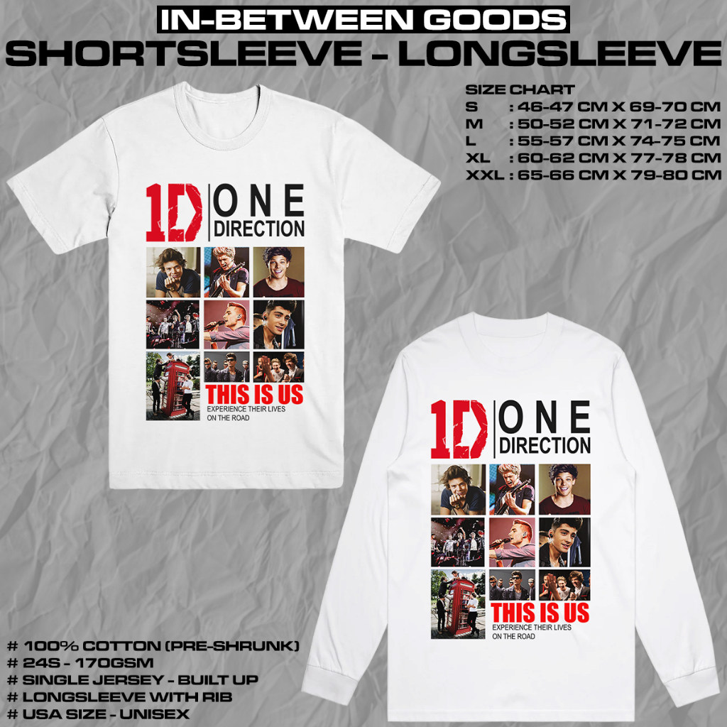 ONE DIRECTION - THIS IS US | T-SHIRT | LONGSLEEVE | MUSIC MERCH