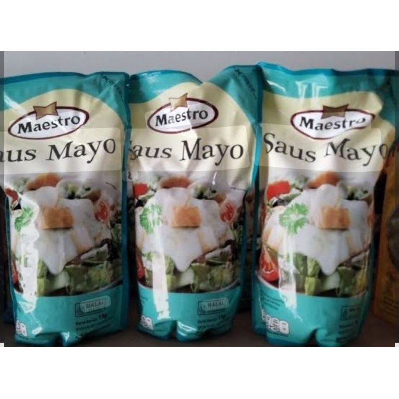 

Maestro mayoneis saos mamayo 1kg/saos mayoneis maestro mayo BIRU