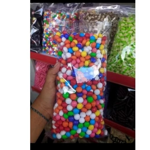 

{Makanan Ringan} Bola Bola Pelangi 500gr