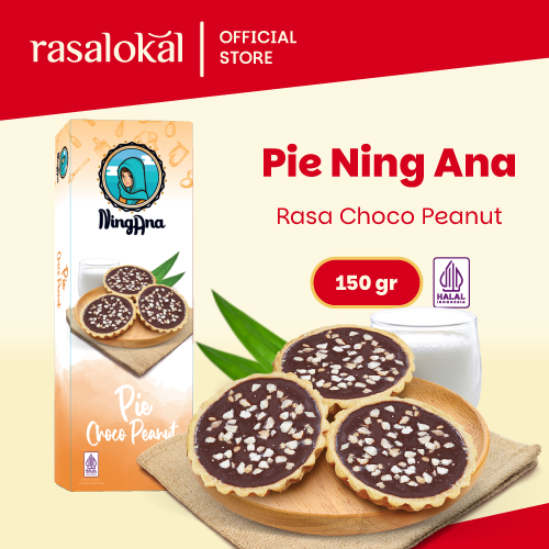 

NING ANA PIE TELO COKLAT KACANG 150 gr (Isi 7 pcs)