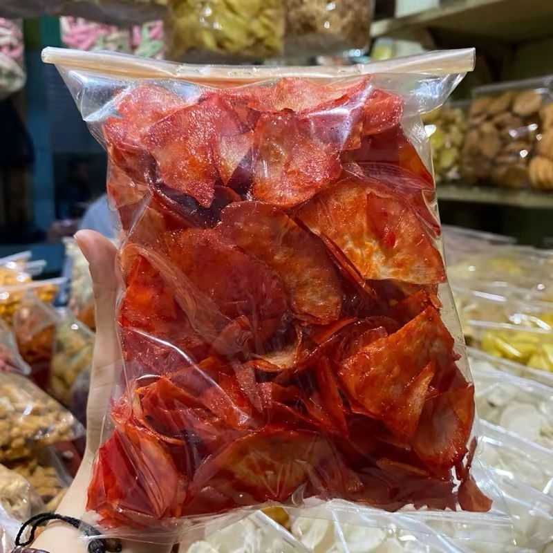 

KERIPIK SINGKONG BALADO PEDAS MANIS Cemilan Makanan Keripik Camilan