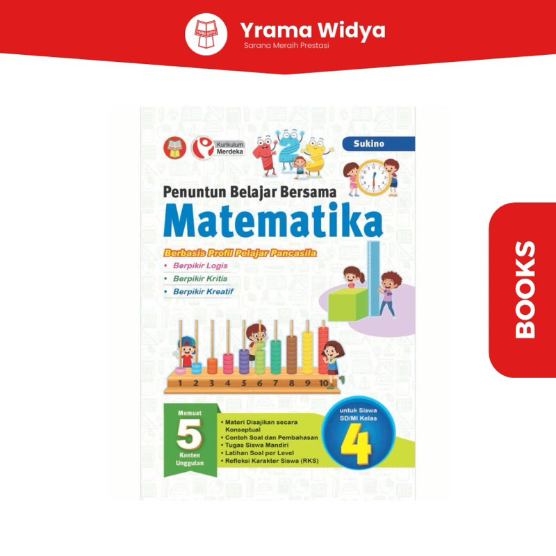 Buku Penuntun Belajar Bersama Matematika Untuk Sd/Mi Kelas 4 - Sukino