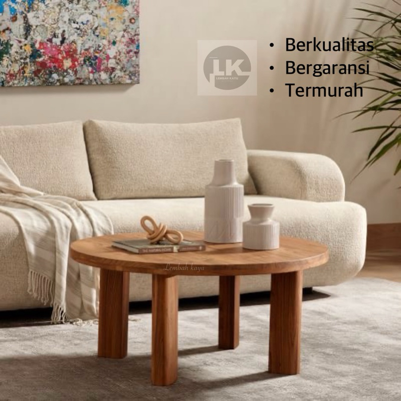 Meja bulat minimalis meja bulat tamu