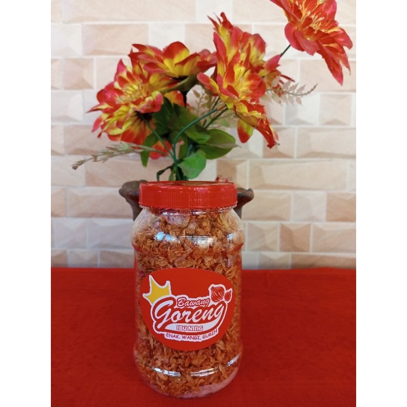 

Bawang goreng kemasan toples 150gr Tanpa campuran original