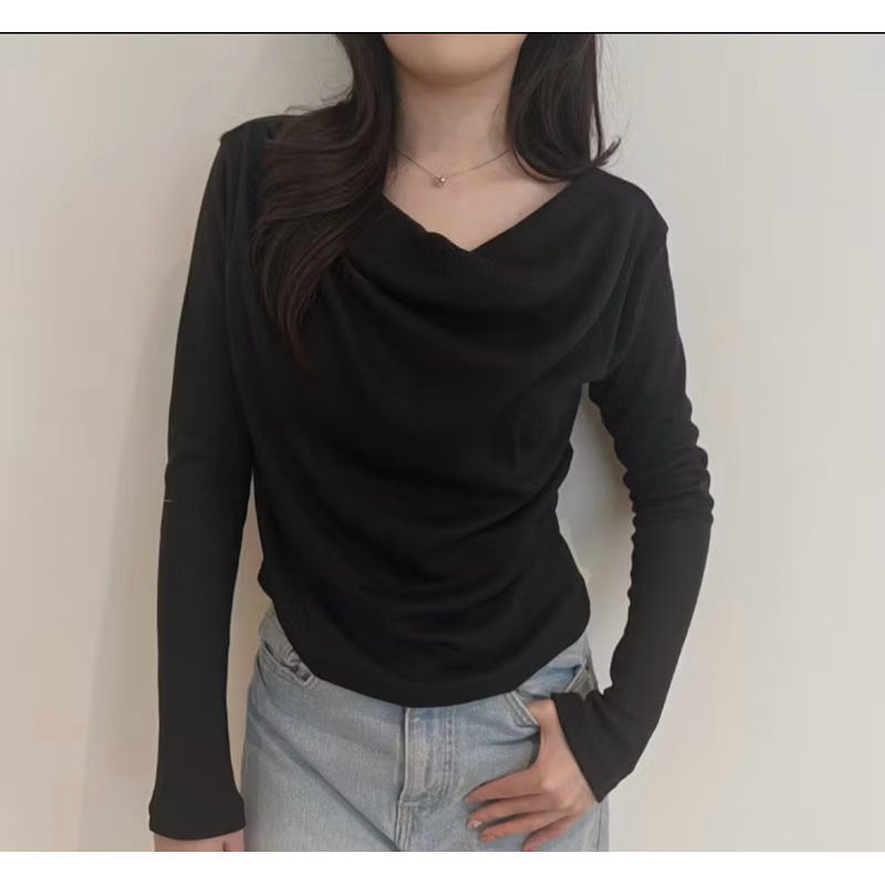 evonne top black (preloved)