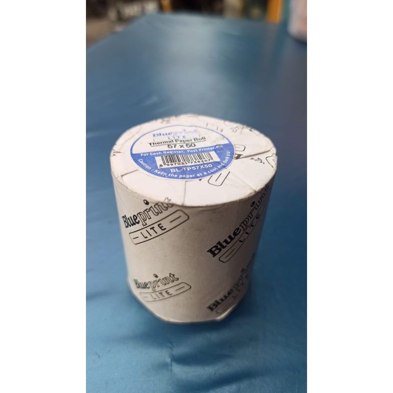 

kertas thermal roll merk blue print 57x50 ( harga untuk 10 roll )
