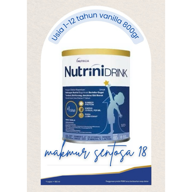 

Nutricia Nutrinidrink Powder Vanilla 800gr
