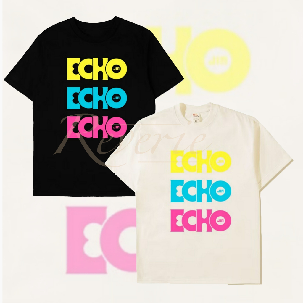 KAOS BAJU JIN ECHO TSHIRT SEOKJIN BTS BANGTAN STYLE KPOP IDOL OUTFIT RUN EP TOUR