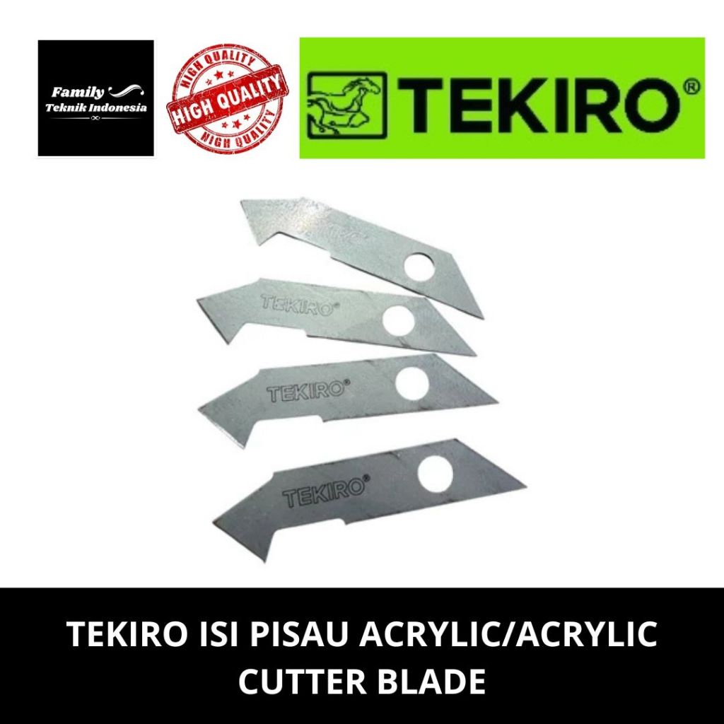 

Tekiro Isi Pisau Acrylic/ACrylic Cutter Blade