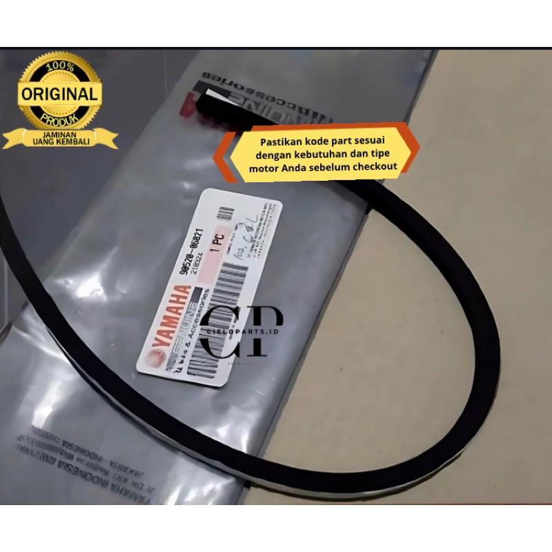 Damper Plate Busa Seal Tutup Laci Aerox 155 New 90520-06821