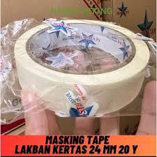 

SOLASI KERTAS / MASKING TAPE SEVEN STAR 24 MM