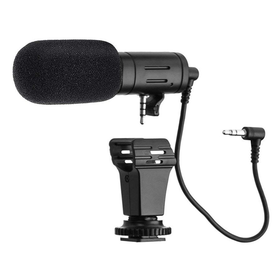 Taffstudio Mic 06 Microphone Kompak Portabel Kecil Kamera DSLR Mirrorless HP Video Youtube Vlog