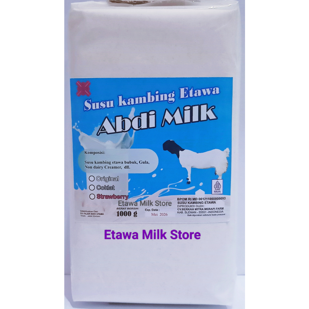 

PROMO Susu Kambing Etawa Rasa Original Isi 1kg