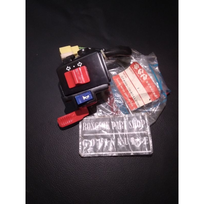 holder saklar kiri suzuki bravo rc100 rc110 rc 100 110 crystal ori asli nos sgp
