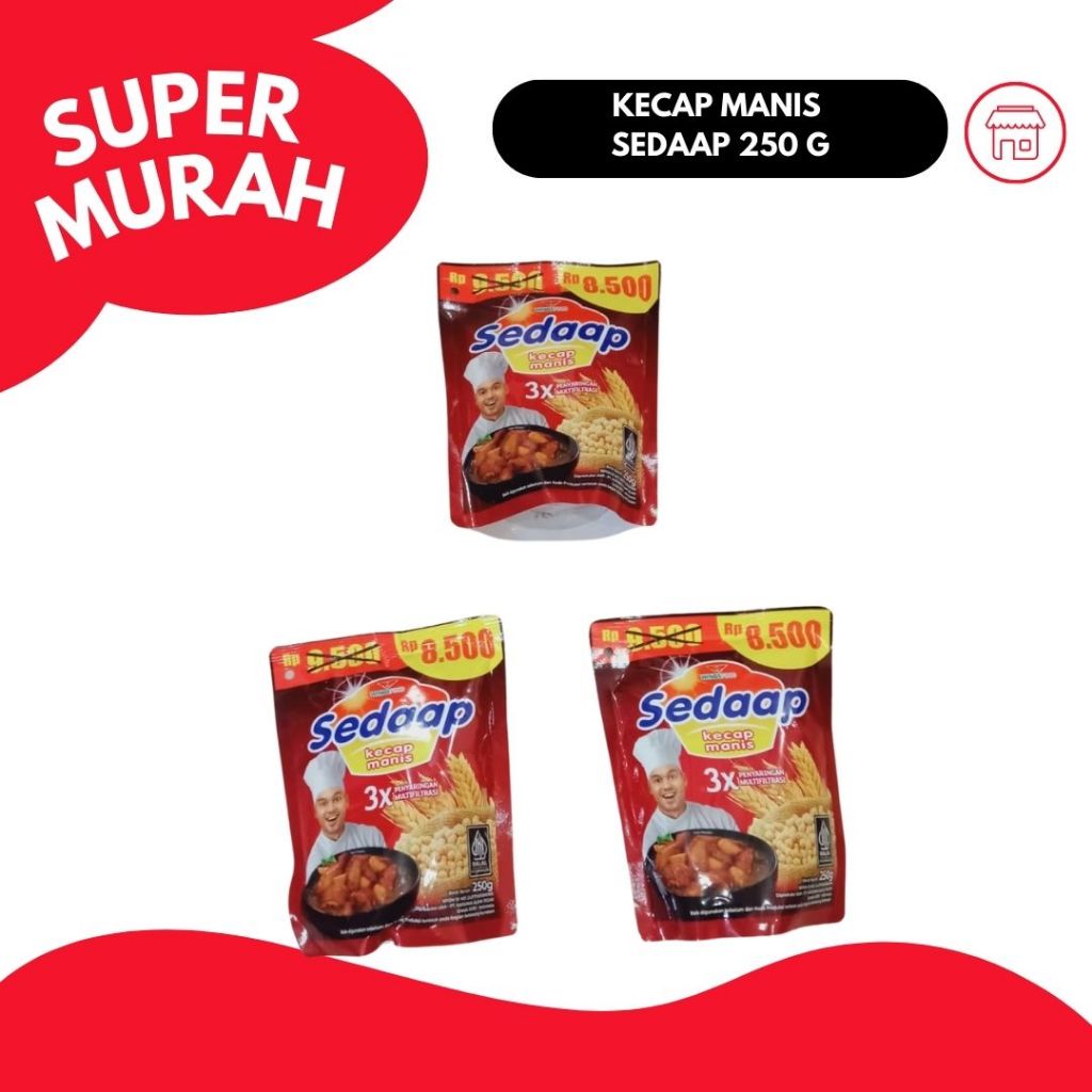 

Sedaap Kecap Manis Multifiltrasi 250 g – Harga Promo