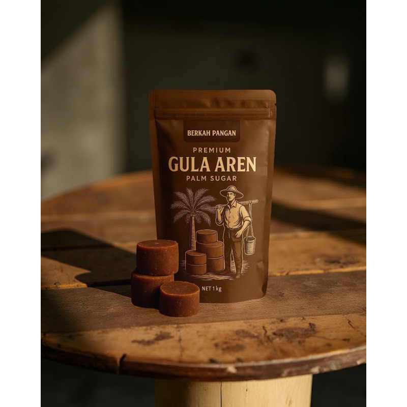

Gula Aren Asli 100% Murni Organik - Kemasan Pouch 1kg