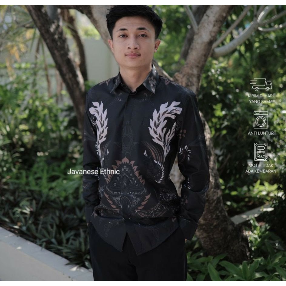 JATAYU Kemeja Batik Slimfit Full Furing Premium Katun Primisima
