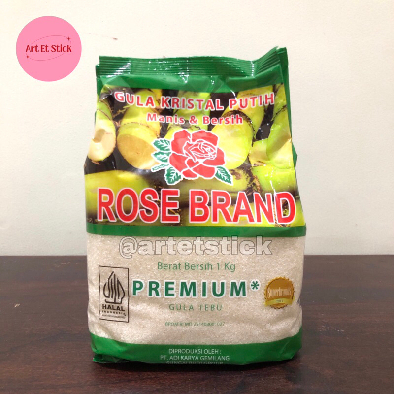 

Gula Pasir Rosebrand Premium Kemasan Hijau 1 kg
