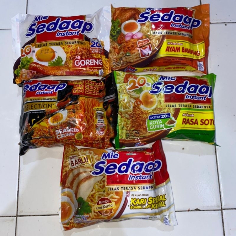 

Mie Sedap Mix isi 5 pcs