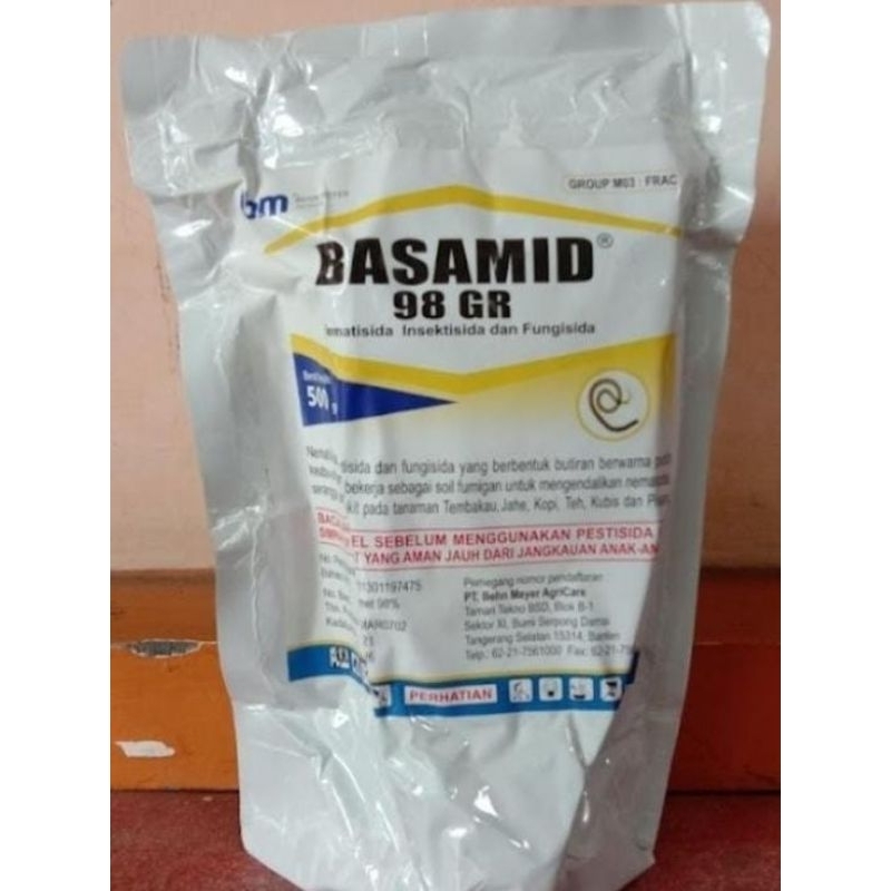 Nematisida Insektisida dan Fungisida Basamid 98 GR Dazomet 500 gr