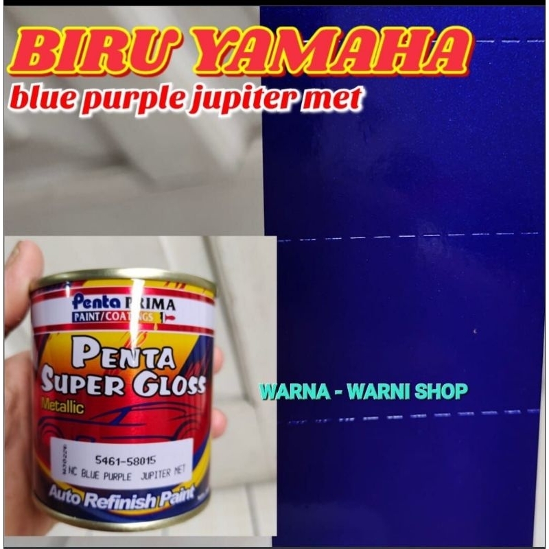 CAT PENTA SUPER GLOSS SOLID NC BLUE PURPLE JUPITER MET 58015 / blue purple jupiter Metalik ISI 200 G