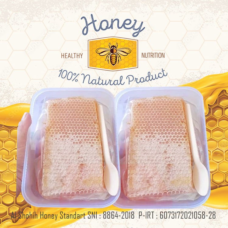 

Classica2106 Pure Honeycomb / Sarang Madu Asli Murni 500Gr 250 Gr Premium 100% Original Bergaransi
