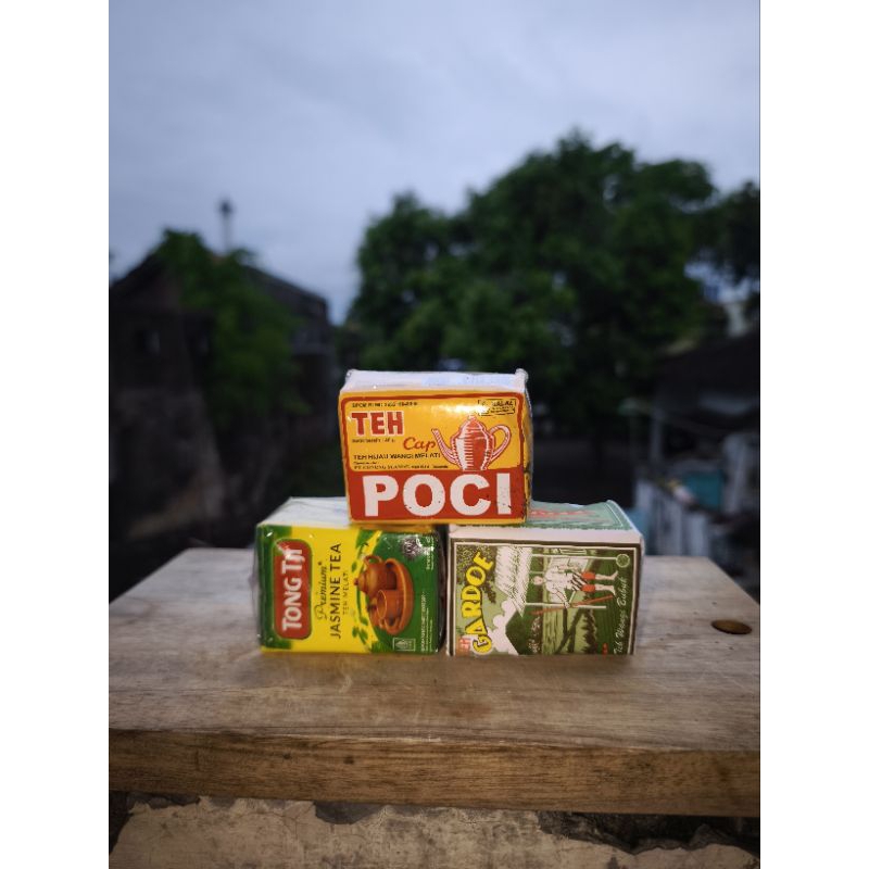 

Teh Tubruk 3 Varian Tongtji Jasmine Tea, Gardoe, Poci Kuning