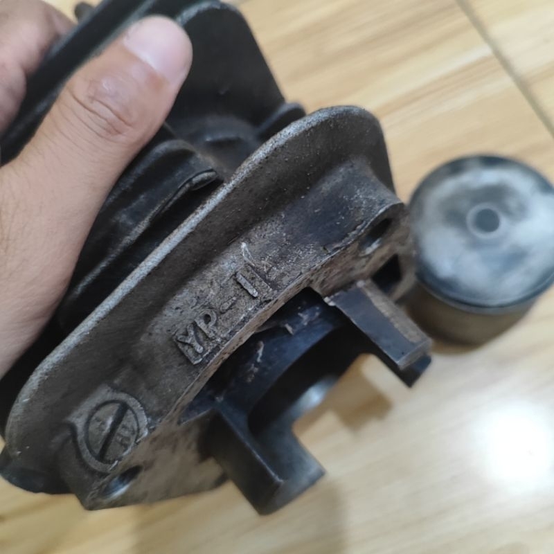 cylinder blok boreng yamaha force 1 F1z FizR YP1 os 100 3xa belum porting no OB komplit piston origi