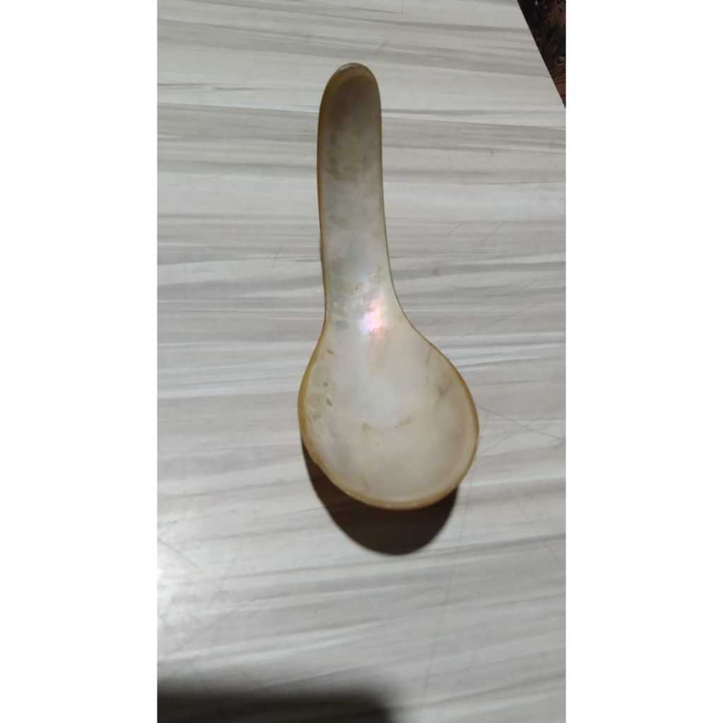 Sendok Cangkang Kerang Mutiara Kuno Jadul AntikSendok Cangkang Kerang Mutiara Kuno Jadul Antik