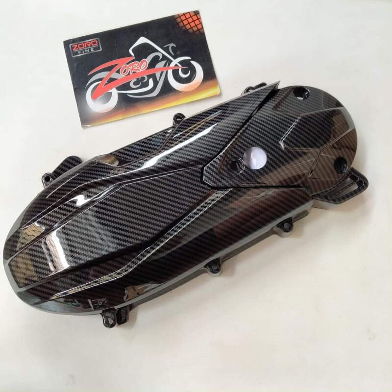 COVER TUTUP CVT+KEONG CARBON VARIO 150 LED ESP OLD VARIO 125 LED ESP OLD 2016-2017